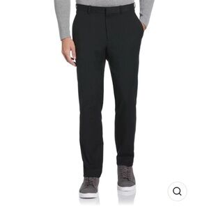 Perry Ellis Portfolio slim fit black washable suit pants 34x30